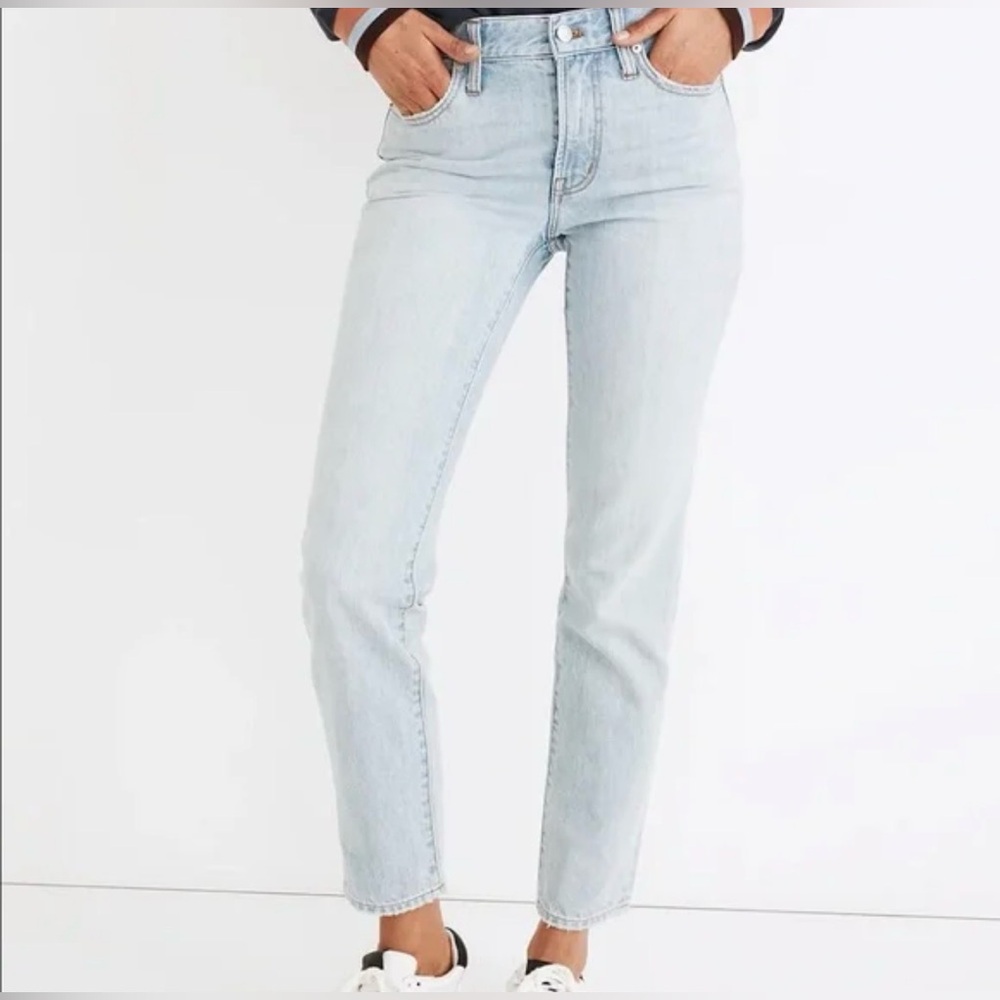 NWT Madewell sz29 Perfect Vintage Jeans in Light Wash…w/Magic Pockets…28” inseam